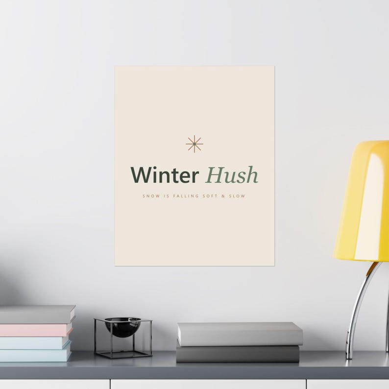 Christmas Typography Print Set of 6, Minimalist Holiday Wall Art, Cream Sage, 16x20, 11x14, 8x10, Instant Download, image 16