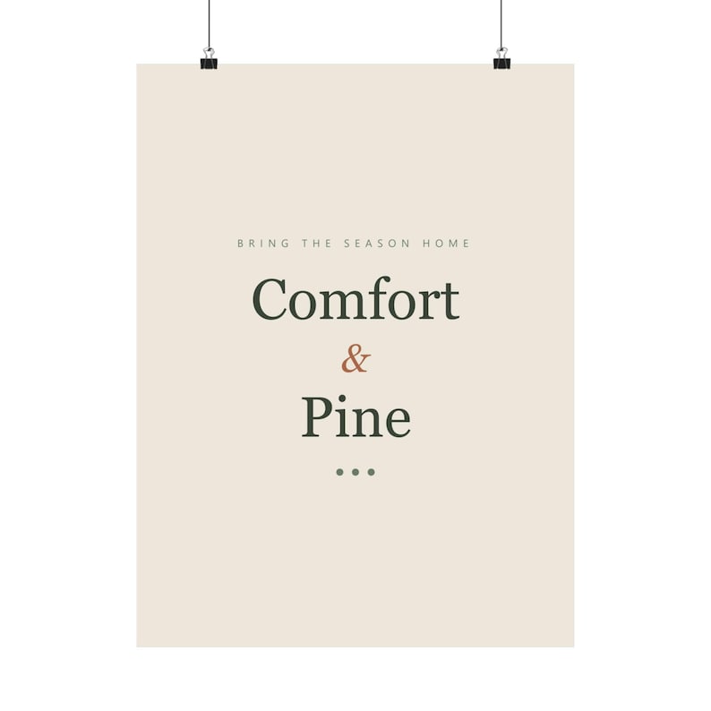 Christmas Typography Print Set of 6, Minimalist Holiday Wall Art, Cream & Sage Gallery Set, 16x20, 11x14, 8x10, Instant Download