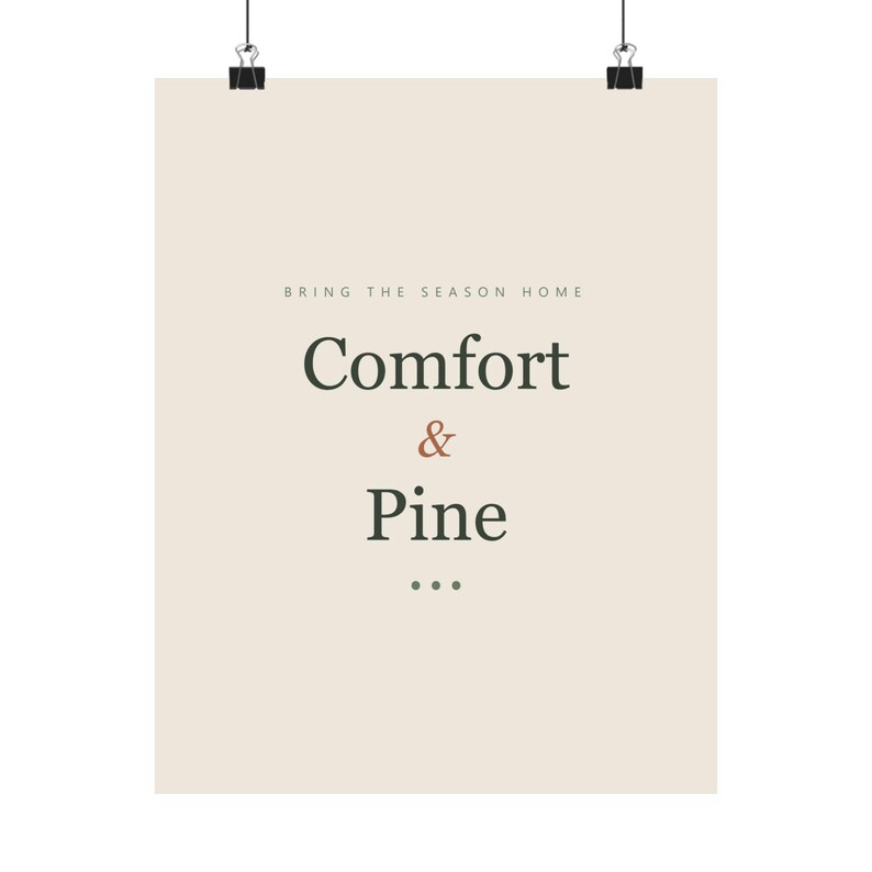 Christmas Typography Print Set of 6, Minimalist Holiday Wall Art, Cream & Sage Gallery Set, 16x20, 11x14, 8x10, Instant Download, image 17