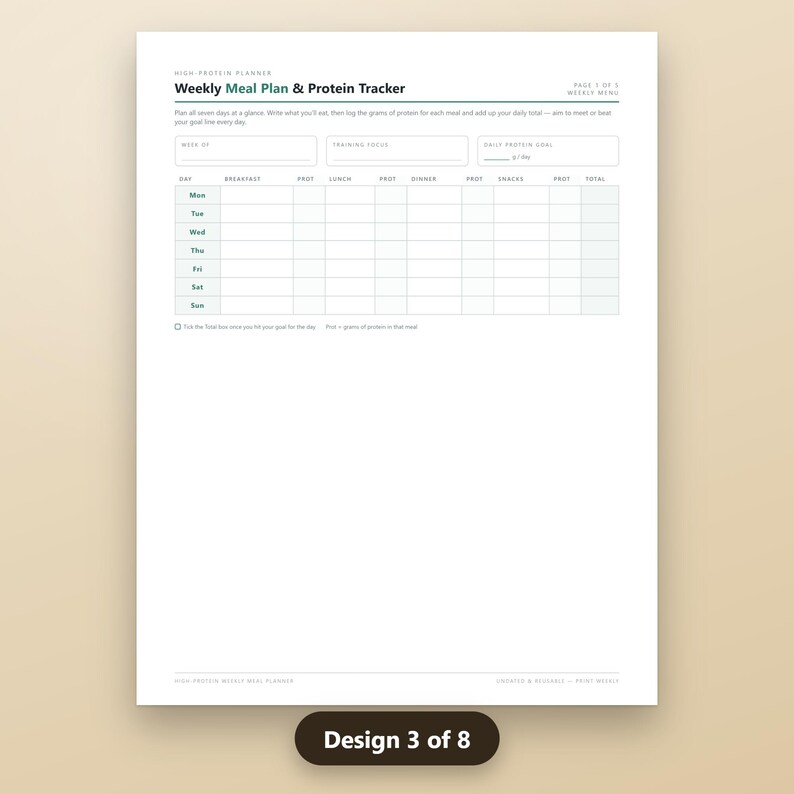 Cleaning Routine Bundle, ADHD Cleaning Planner, Zone Cleaning, Meal Planner, Garden Planner, 4 Planners, US Letter, A4, Instant Download, image 7