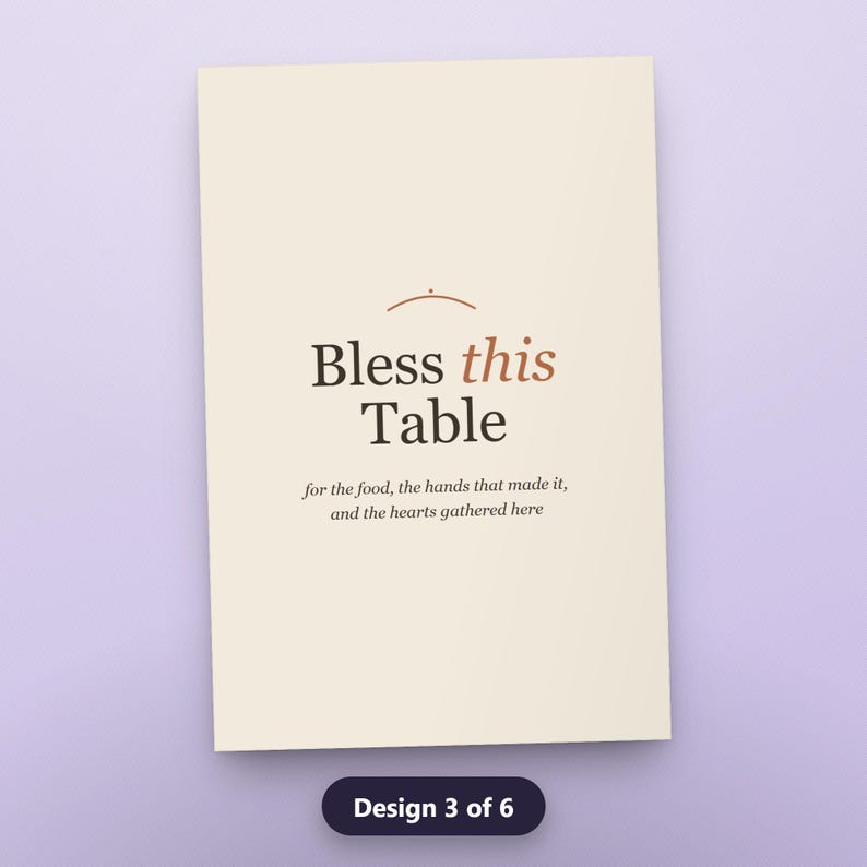 Thanksgiving Blessing Wall Art, Set of 6, Modern Gratitude Typography Prints, 16x20, 11x14, 8x10, Instant Download Printable, image 6